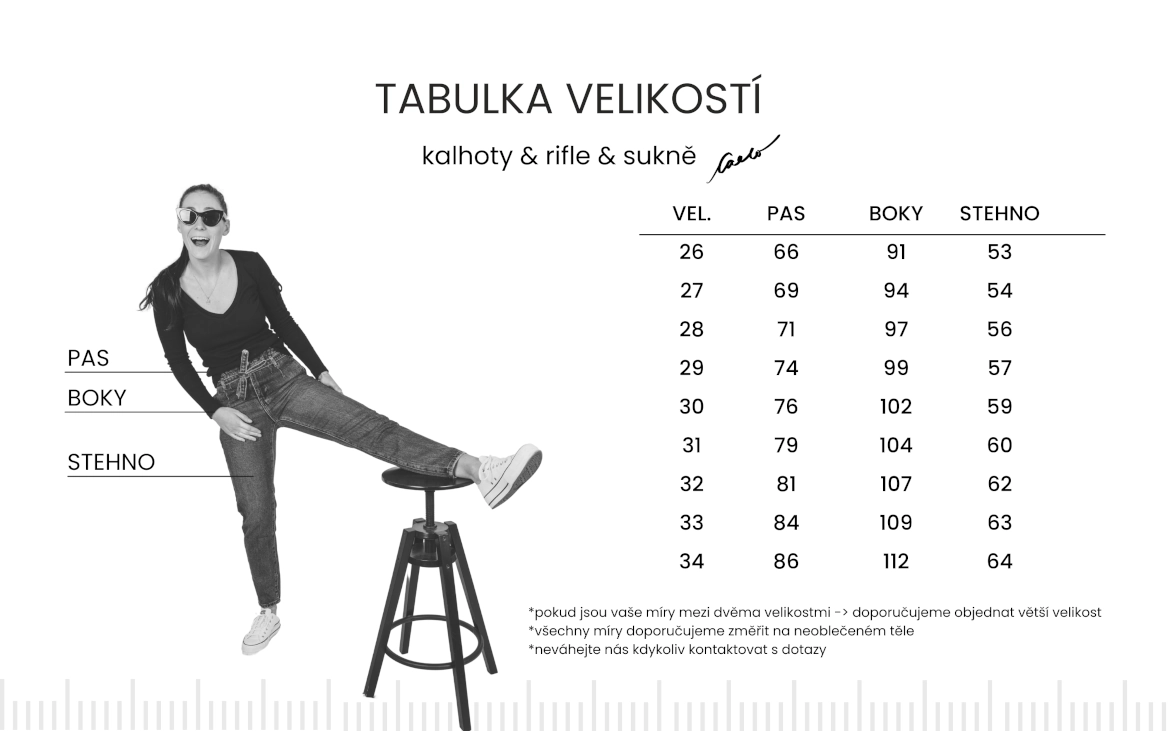 Kalhoty, rifle, sukne - 2